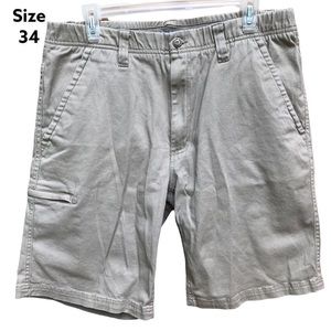 POLAR KING by KEY | Mens flex movement cargo khaki shorts